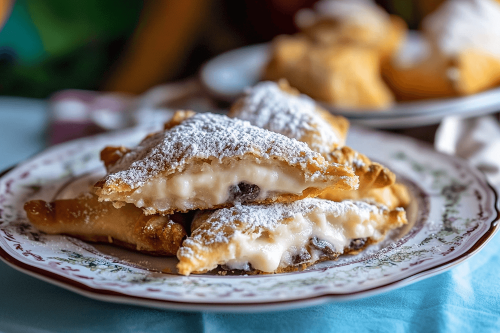 Cassatelle Trapanesi Fritte con Zucchero e Cannella